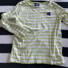 チャンピオン　ロンT 長袖　120 ボーダー　キッズ