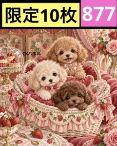 限定10枚！　レアパネル生地　無くなり次第終了です　6犬種パネル