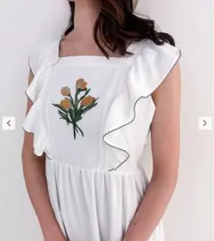 Fi.n.t 刺繍ワンピースのサムネイル