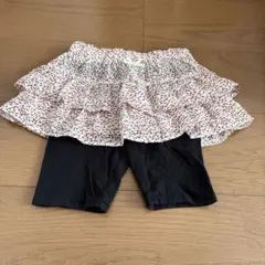 花柄ティアードスカート スカッツのサムネイル