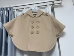 【美品】ミキハウス　ベビーポンチョ　フリーサイズ