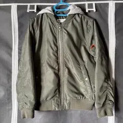H&M MA 1 ジャンパーアウター カーキ エイチアンドエム