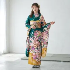 美品 正絹 京友禅 金駒刺繍 古典振袖7点フルセット - メルカリ