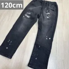 F.O kids長ズボンロングデニム　ウエストゴム紐120cm