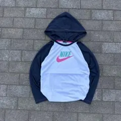 y2k 00s Nike ナイロンジャケット ラグラン 短丈パーカーアーカイブM