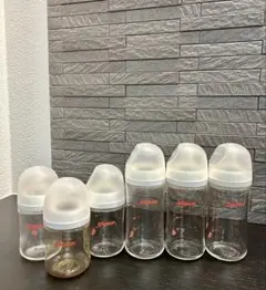 【豪華6本・即戦力セット】ピジョン 母乳実感 ガラス5本＋プラスチック1本