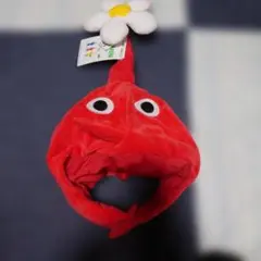 新品未使用 タグ付き PIKMIN 赤ピクミン なりきり帽子 赤のサムネイル