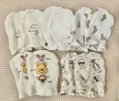 ベビー用ミトン　くまのプーさん等　5点セット