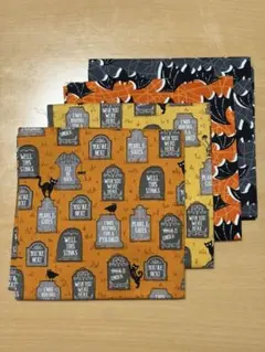 カットクロス　ハロウィン　4枚セット