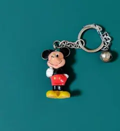 ディズニー Disney ミッキー キーホルダー ストラップ レトロ レア