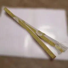 【纏め売り】帯締2本と帯留1本 ・花柄 金と銀色 ・金緑帯留め ・金銀帯締め