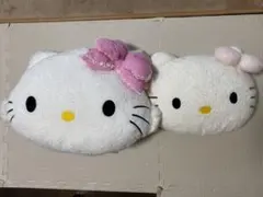 キティ　ぬいぐるみ　クッション　平成レトロ