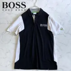 サイズＭ 【極美品】HUGOBOSS ヒューゴボス 切替しポロシャツのサムネイル