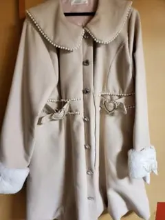 夢展望 DearMyLove ベージュコート パール装飾のサムネイル