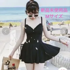 OSYAREVO ワンピース水着 ブラック Mサイズのサムネイル
