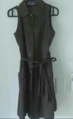 バーバリーブルーレーベル　36サイズ　ノースリーブシャツワンピース