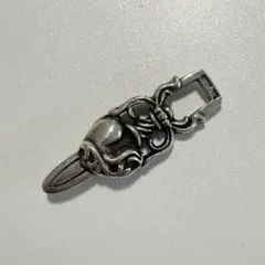希少品】クロムハーツ スマホ用 シルバーダガーストラップ ブラック