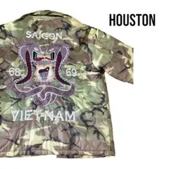 HOUSTON（ヒューストン）ベトジャン 刺繍入り ミリタリージャケットMサイズ