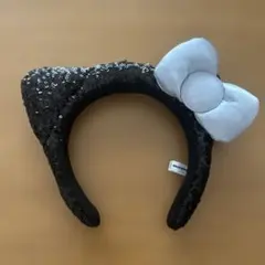 ユニバUSJ ハローキティ キティ カチューシャ スパンコール　被り物