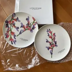 L'Occitane 花柄皿セット 2枚