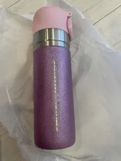 スタバ スタンレー ステンレスボトル グリッターパープル 画像・動画】スタバで買える「ステンレスボトルSTANLEYグリッター