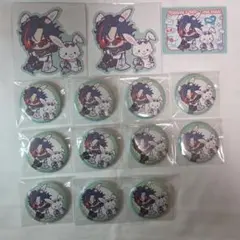 3SKM サンリオ 魁星 缶バッジ 11点 カード 1点 特典 2点