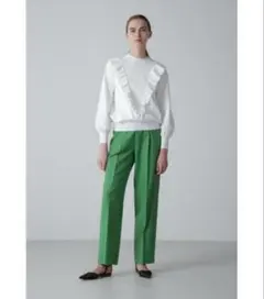 美品　ADORE 2023 パンツ　グリーン　36 クリアオックスパンツのサムネイル