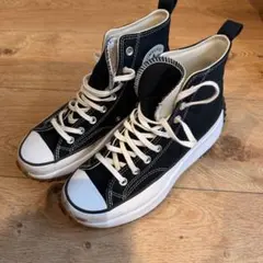 【海外限定】CONVERSE ブラック ハイカットスニーカー