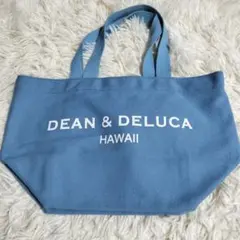 DEAN&DELUCA ディーンアンドデルーカトートバッグブルーSサイズ