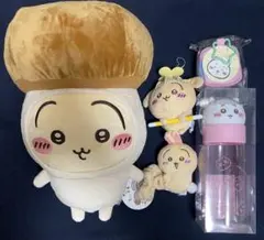 ちいかわぬいぐるみ、ボトル雑貨5点set 　 お顔マイボトル　討伐マスコット