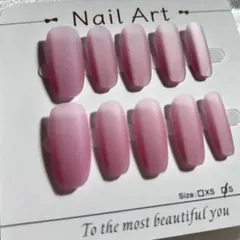 51現品　ネイルチップ　量産型　Sサイズ　艶消し　ピンク　可愛い　まとめ買い推薦