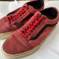 Vans old skool ｜バンズ｜赤 ｜27㎝