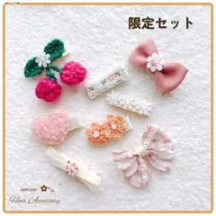 【限定セット】お得な８点セット♡ベビー ヘアクリップ 赤ちゃん ヘアピン 髪留め