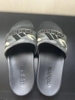 美品　adidas 迷彩柄 スライドサンダル　23.5cm