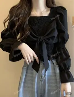 長袖トップス 韓国風