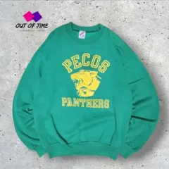 80s90s JERZEESジャージーズ ハイスクールスウエットMグリーン