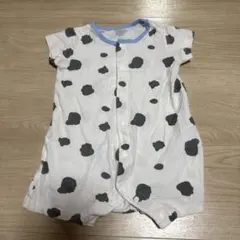 牛柄 ロンパース70