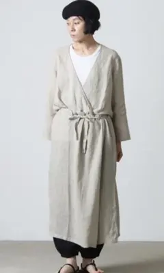 エバムエバ　evam eva リネン セットアップ　巻きスカート