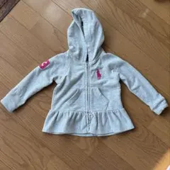 Ralph Lauren（ラルフローレン） キッズのフリル付きジップパーカー