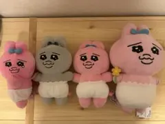 おまけ付き　おぱんちゅうさぎ ぬいぐるみセット