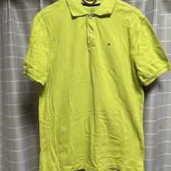 TOMMY HILFIGER ポロシャツ ライムグリーン XL 160