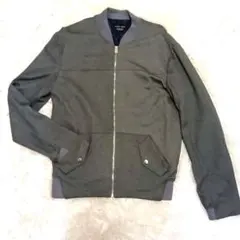 ZARA MAN グレー ジップアップジャケット M