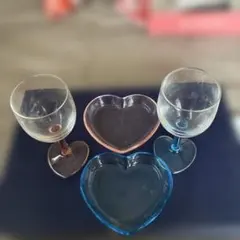 グラス、皿セット