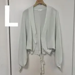 お値下げ！Heim ライトグレー　ボレロカーディガン