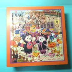 ディズニーシー　2014年　ハロウィンクッキー缶　ダッフィー