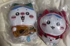 ちいかわエニマイくじ　ハチワレ ぬいぐるみキーホルダー オーメント