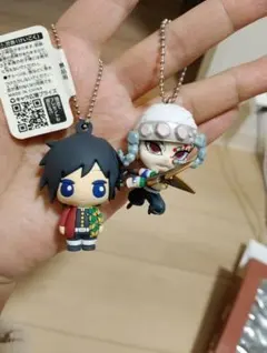 鬼滅の刃 冨岡義勇 宇髄天元 ストラップ 2體セット