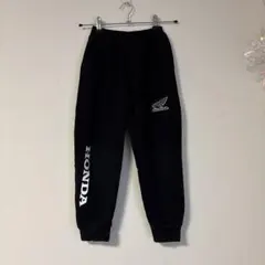 GU Honda コラボ スウェットパンツ ブラック