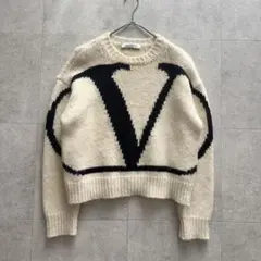 VALENTINO Vロゴ アルパカ ニット 0000028061 VALENTINO Vロゴ アルパカ ニット 0000028061 - メルカリ