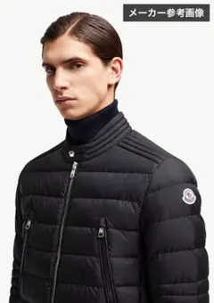 MONCLER ダウンジャケット ブラック AMIOT - メルカリ